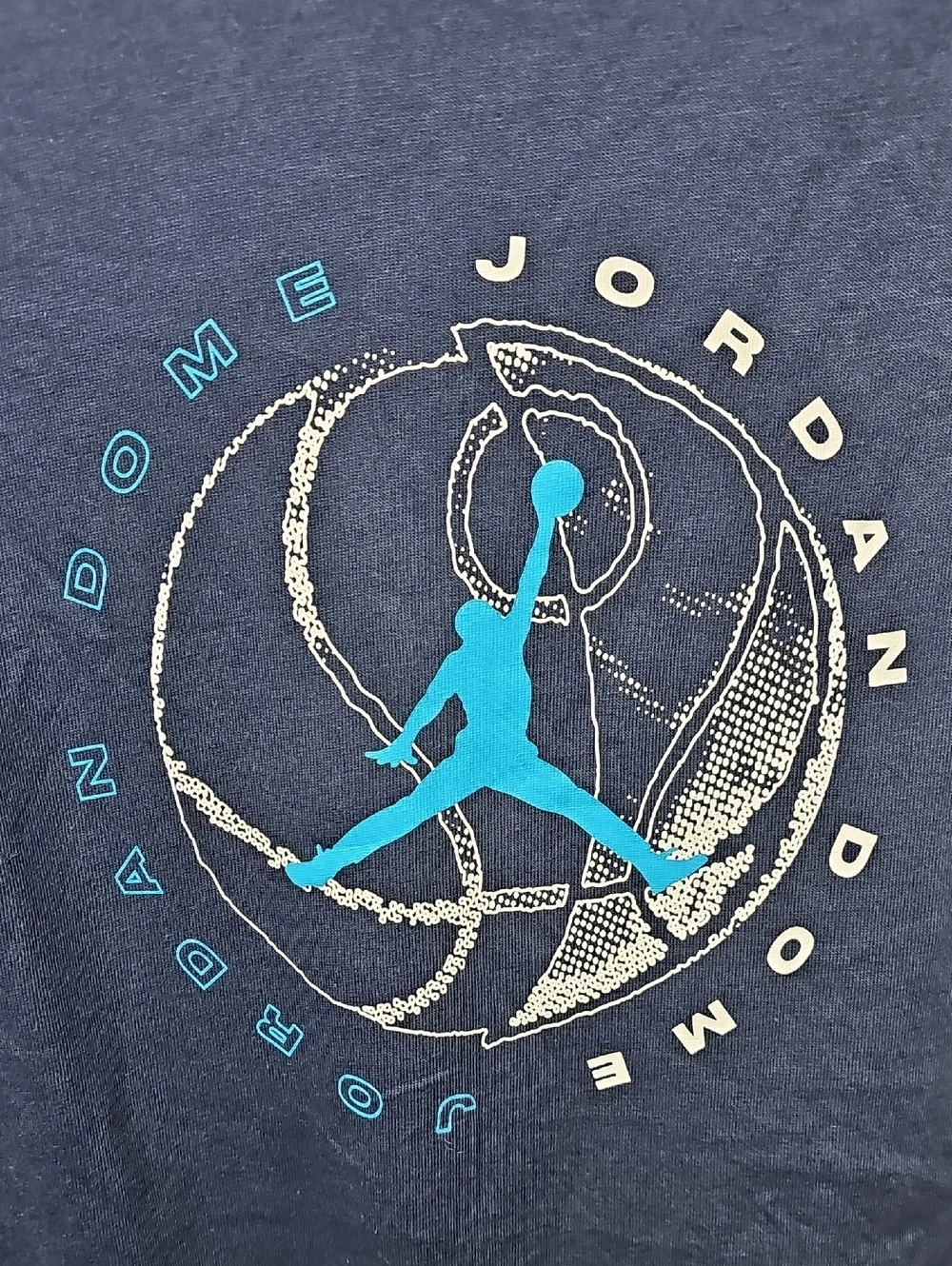 Jordan‎ Navy Blue Dome World T-Shirt Size Small New